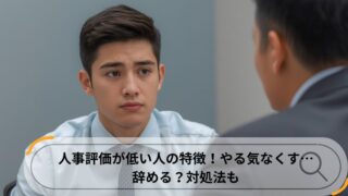 人事評価が低い人　特徴