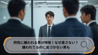 同性に嫌われる男 特徴